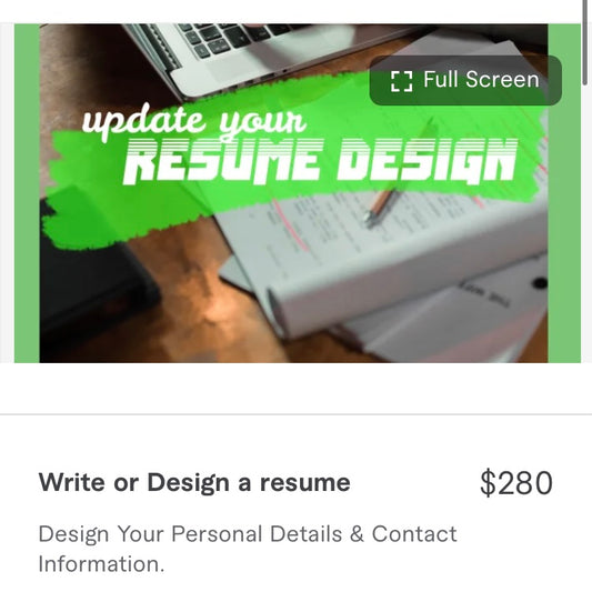 Resume Design or Reformatting-Updating